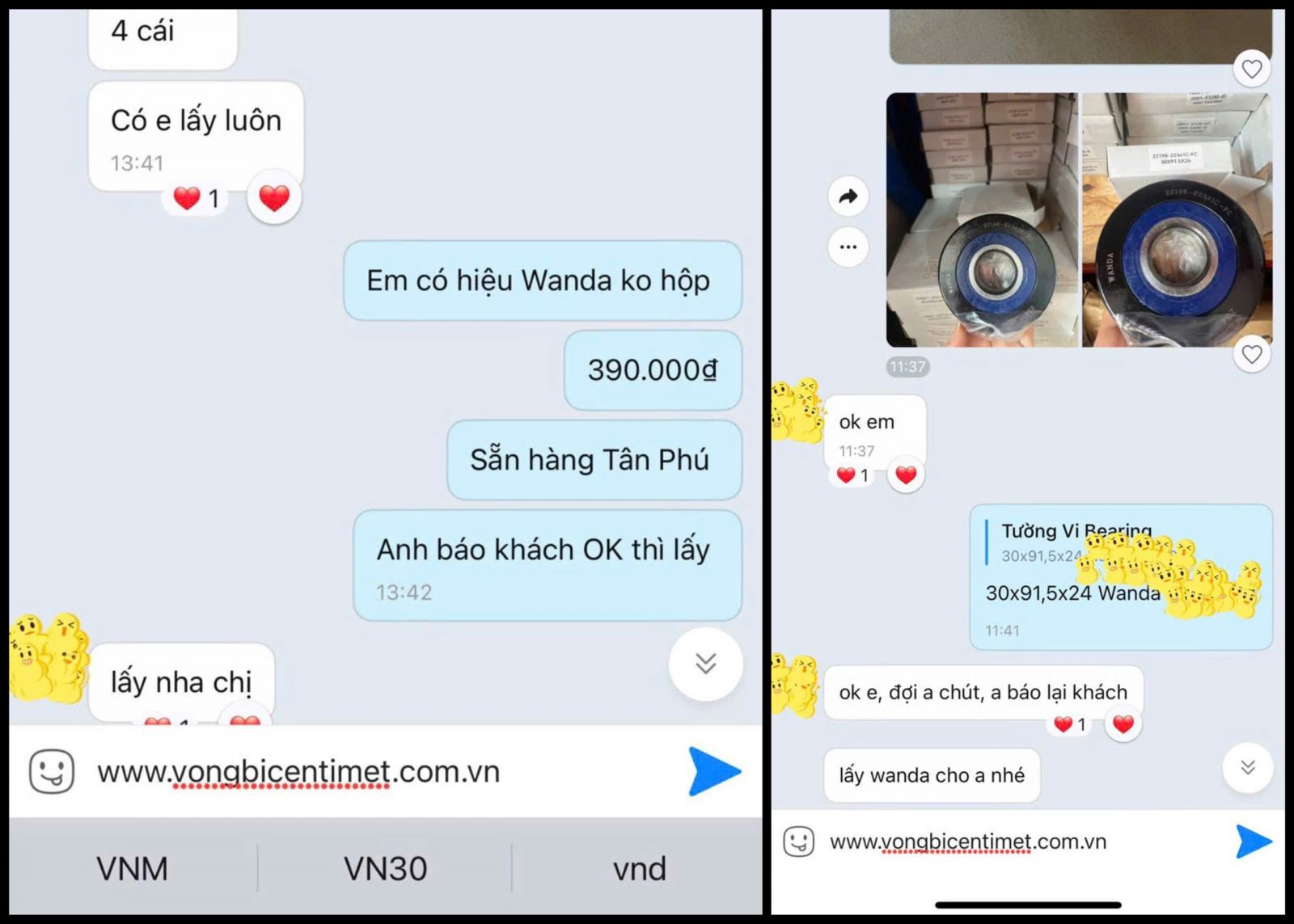 Đa dạng các dòng và mã hàng WANDA (từ hàng có hộp đến hàng không hộp, sẵn kho Tân Phú) luôn sẵn sàng phục vụ nhanh theo đúng yêu cầu riêng của từng khách hàng.